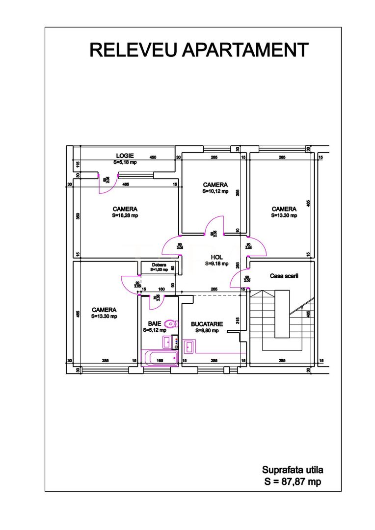 Apartament spațios cu 4 camere, 88 mp, Mănăștur – zona Big. - Poză 1