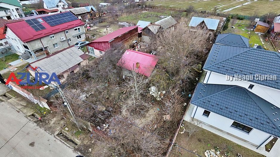 Teren 1053 mp cu deschidere 18 m – Războieni, str. Turcești - Poză 1