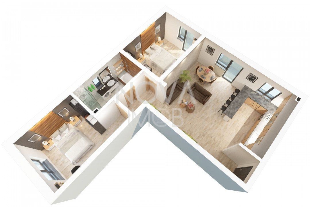 Apartament 3 camere, 2 bai + camara - Str. Doamna Stanca - Poză 6