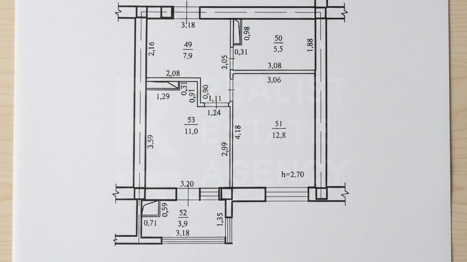 Vânzare, apartament, 1 cameră, str. Durlești, Dumbrava. - Poză 3