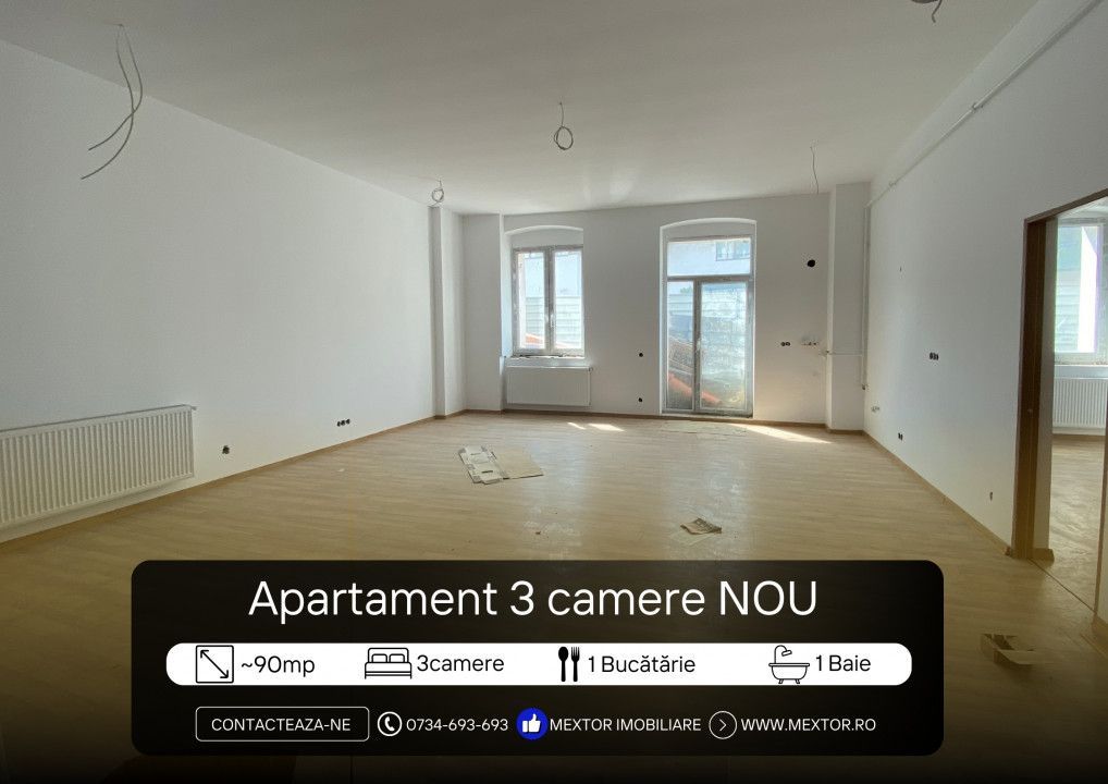 Apartament 3 camere nou, zona Ultra-Centrală la Parter - Poză 1