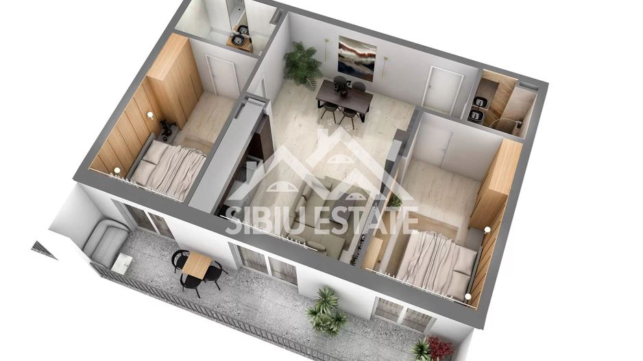 Apartament de vanzare cu 3 camere, 2 bai  etaj 1 bloc cu lift - Poză 8