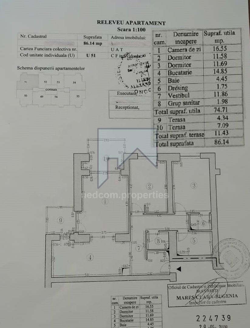 Apartament 3 camere - Rose Garden - Doamna Ghica - Poză 25