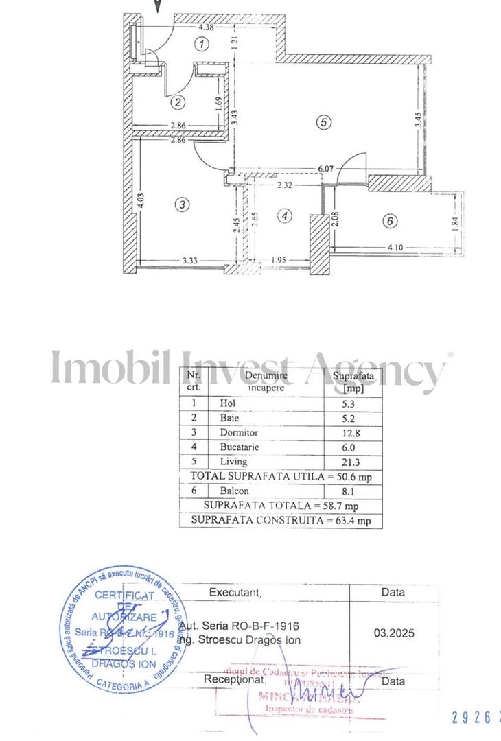 Apartament 2 camere de vanzare in One Lake Club - Schiță 12