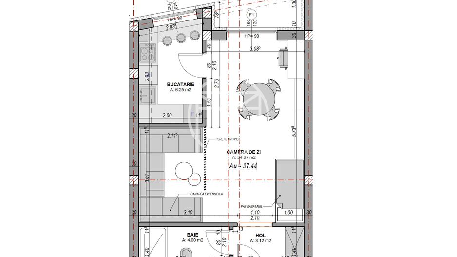 Garsoniera decomandata, aer conditionat, la cheie(NCL-COL-ap.4) - Poză 5