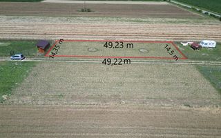 Teren intravilan 710 M²  împrejmuit com. Reci Covasna - Poză 2