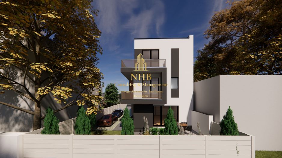 Vând vila în duplex 4 camere, 3 dormitoare, 4 bai, 2 locuri parcare - Poză 8
