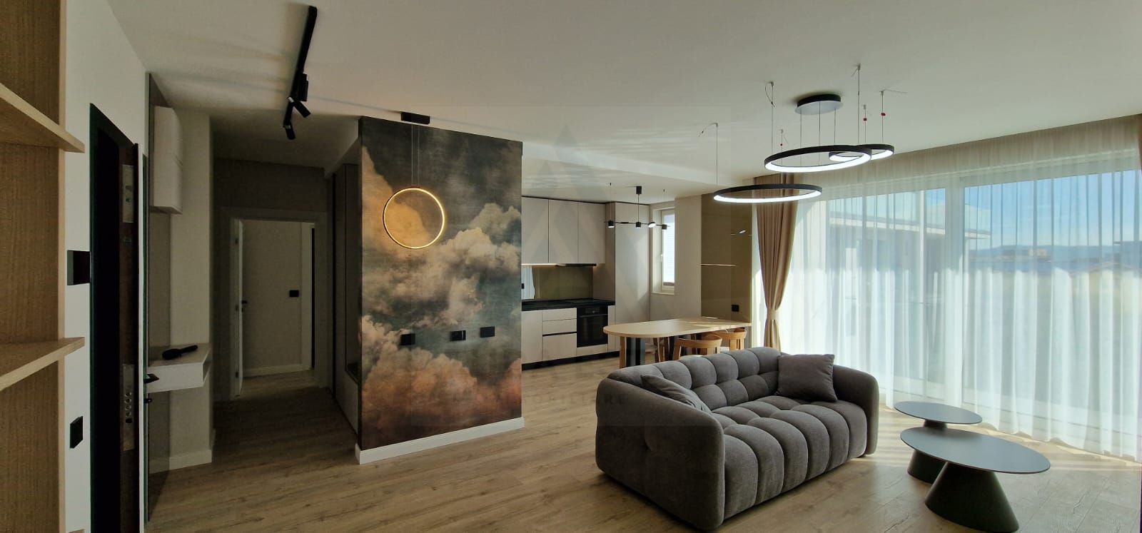 Apartament lux 80 mp utili 3 camere 2 bai si parcare subterana - Poză 5