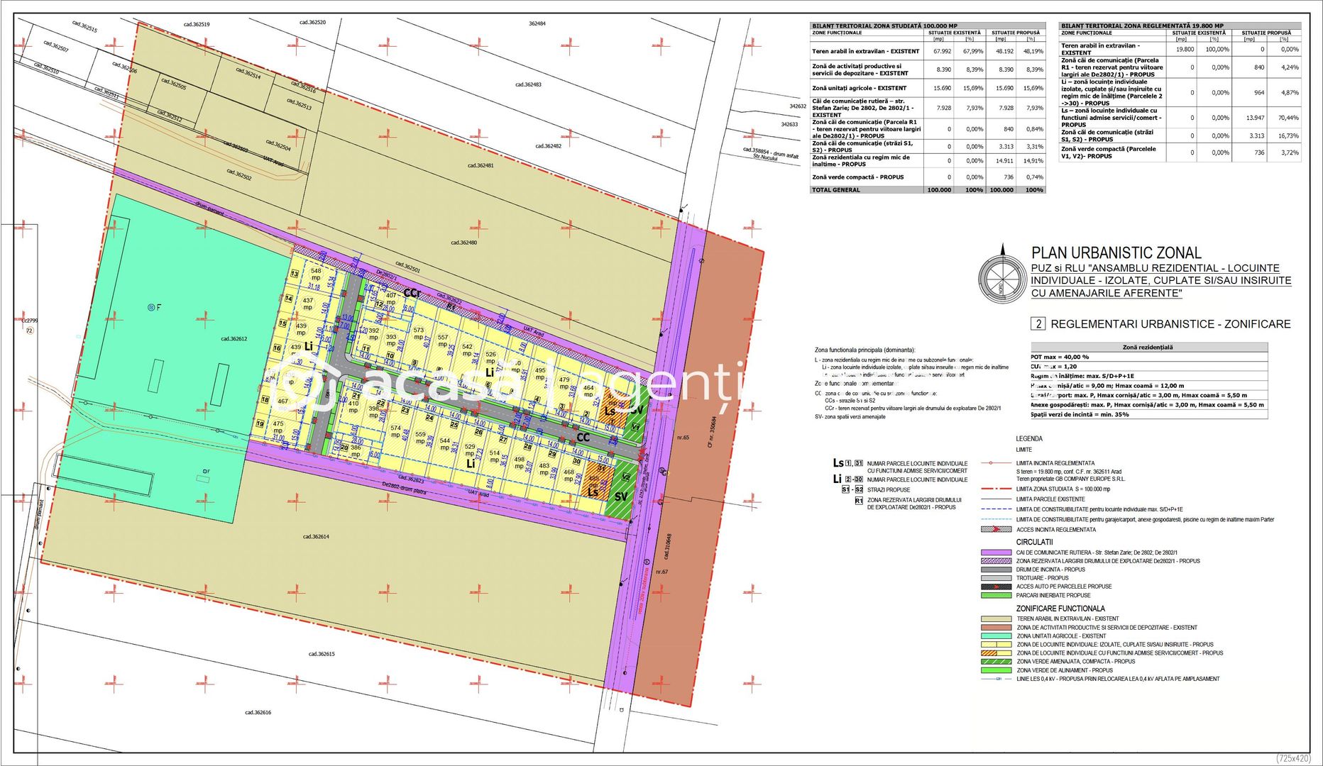 Teren de case în Sânnicolau Mic la 25 eur/mp - Poză 7