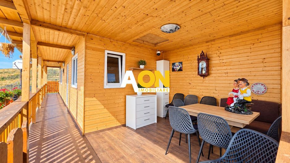 Cabană din lemn, 2 camere, panouri solare, teren 500 mp, Bărăbanț - Poză 9