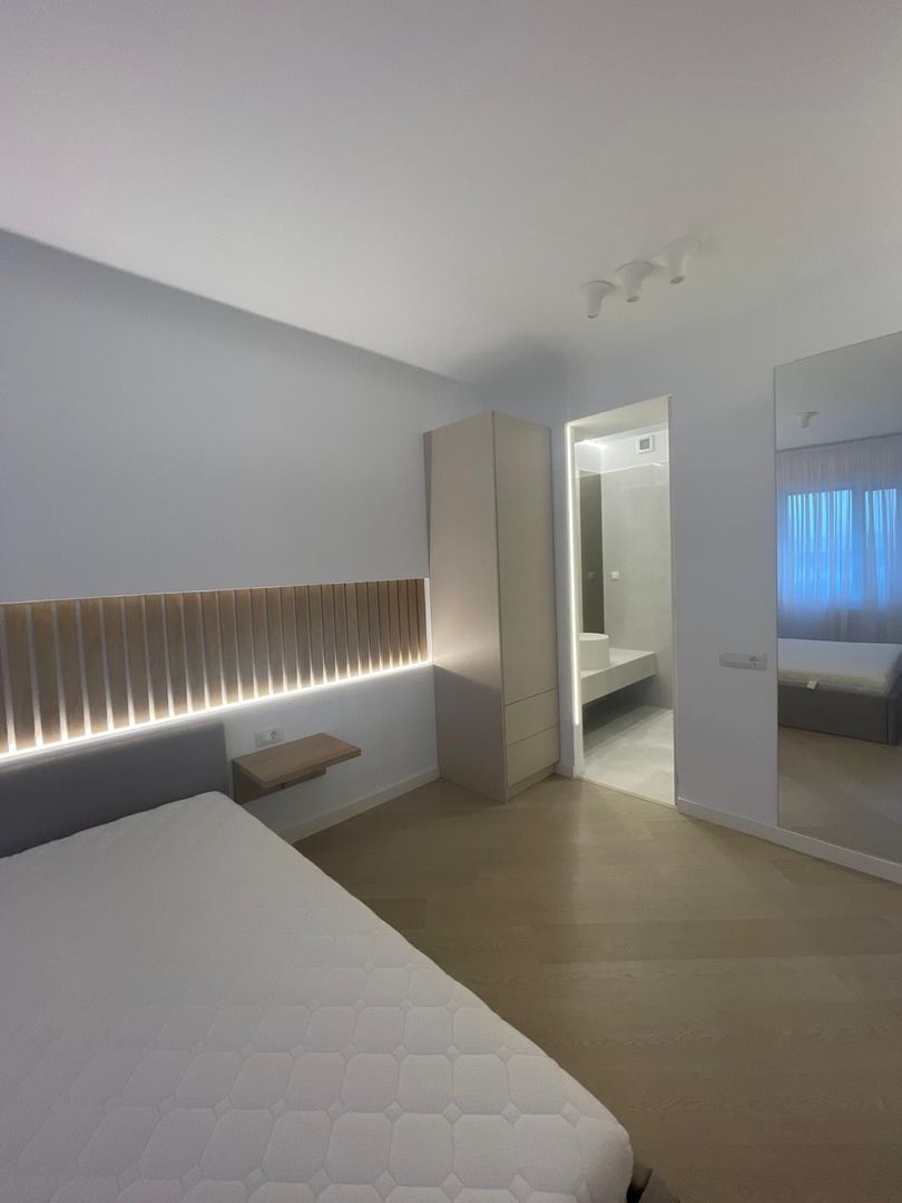 INCHIRIERE APARTAMENT TREI CAMERE MOBILAT UTILAT ZONA PIPERA CORTINA NORTH - Poză 11