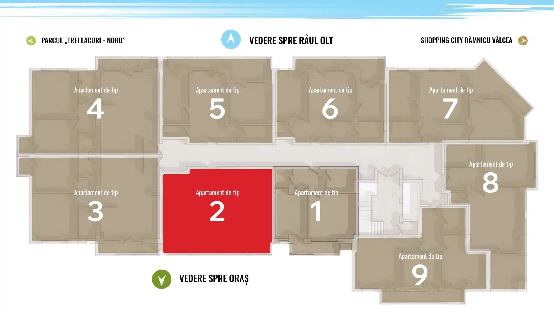 Apartament 2 camere - Shopping City - Poză 6