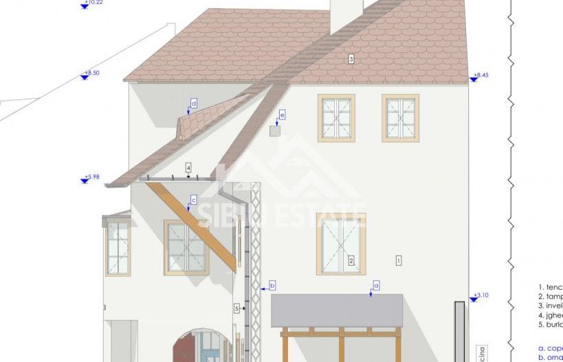 Imobil monument istoric de vânzare ,Strada Târgului, Sibiu - Poză 4