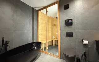 Penthouse ultrafinisat pe 2 niveluri | sauna |  parcare | zona centrala - Poză 16