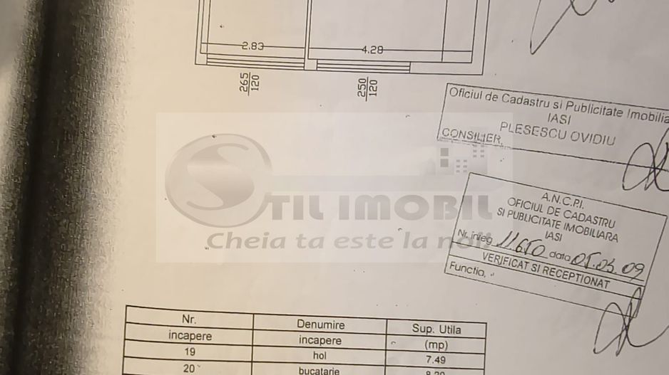 Apartament de vânzare 2 camere Tatarasi Pret 90.000 Euro - Poză 12