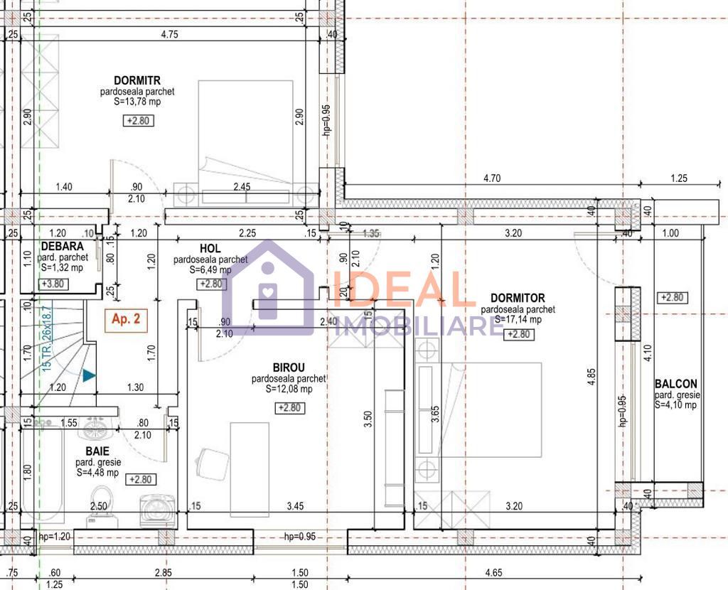 Casa cu 4 camere si 310 mp de curte, in Calea Cisnadiei, zona Profi - Schiță 9