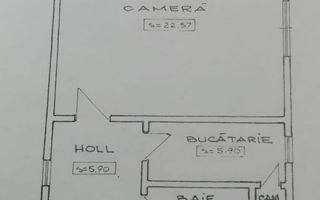 Garsonieră Unirii | 39 mp | Etaj 8, luminoasă, ideal investiție - Poză 4