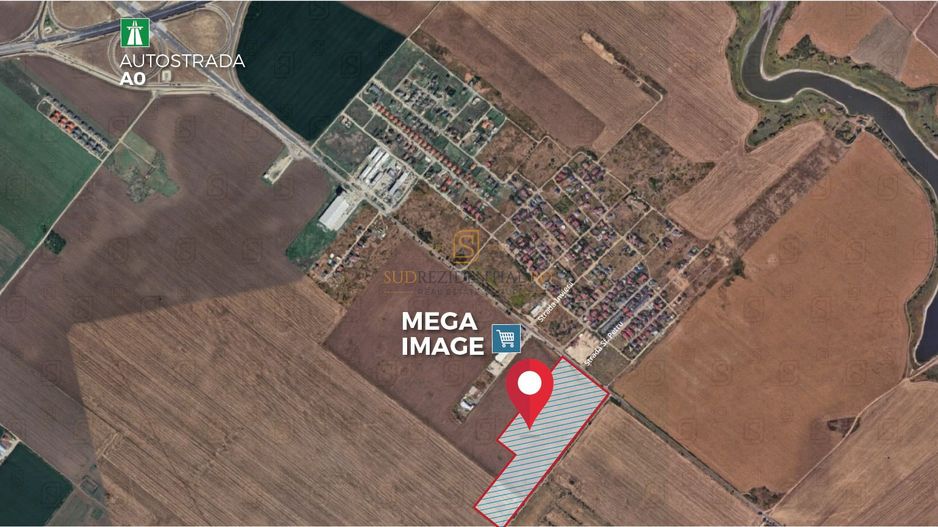 Lot de teren de vanzare, 14.748 mp cu deschidere de 35 ml, DN4 - Poză 1