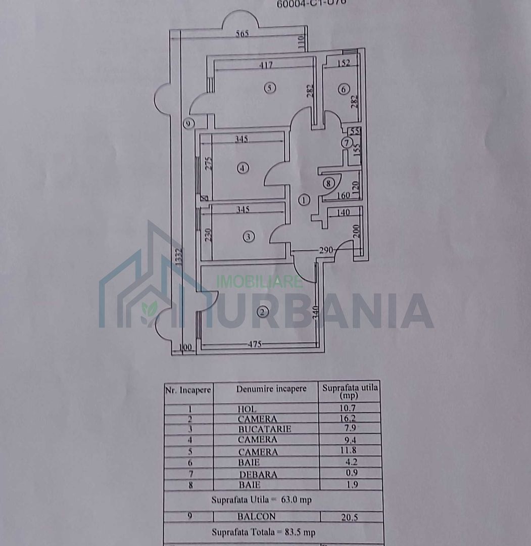 Vanzare apartament 3 camere Dancu Iași - Poză 1