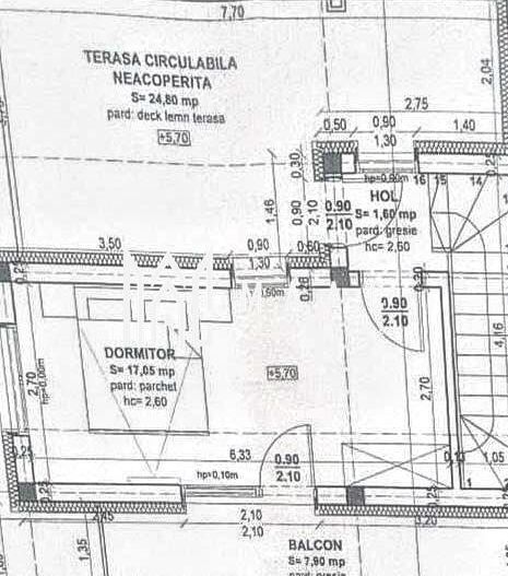 Duplex modern | 4 camere |  Zona Gusterita | Comision 0 - Schiță 6