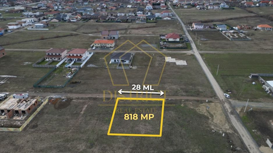 COM 0% Teren constructii casa individuala sau duplex | Mosnita Noua - Poză 1