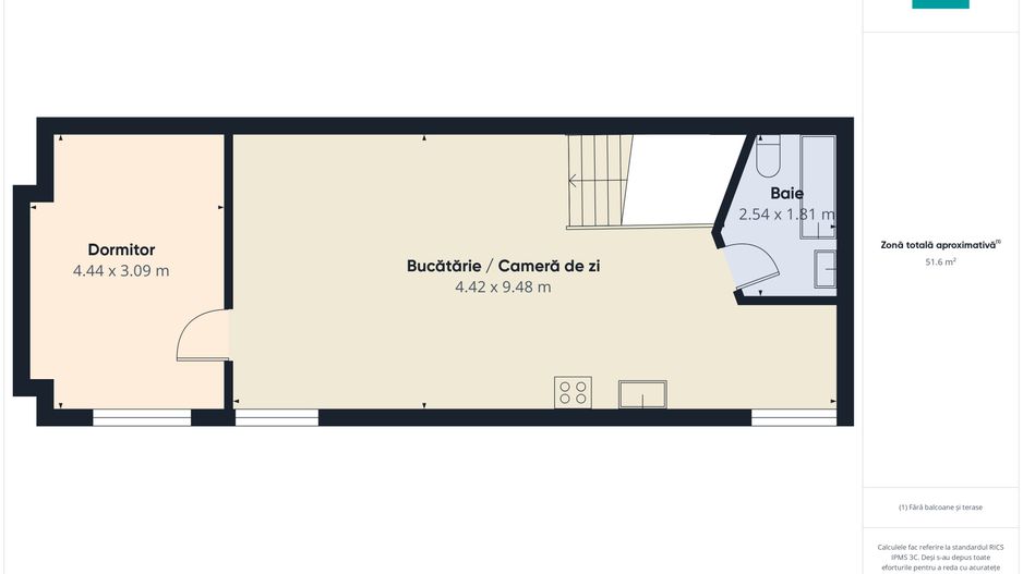 Apartament două camere Bulevardul Revoluției - Poză 5