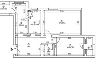 Apartament deosebit cu 3 camere,  zona Andrei Mureșanu - Poză 1