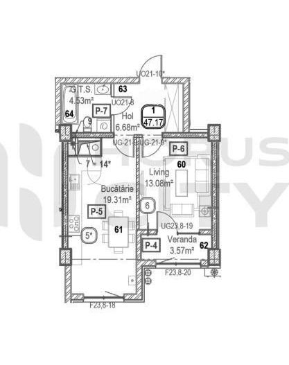 Vânzare, apartament, 1 cameră, str. Tudor Vladimirescu, Râșcani - Poză 8