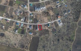 Teren 9,45 ari Ghidighici | 23 m fațadă | pentru construcții | 6 km de Chișinău - Poză 4