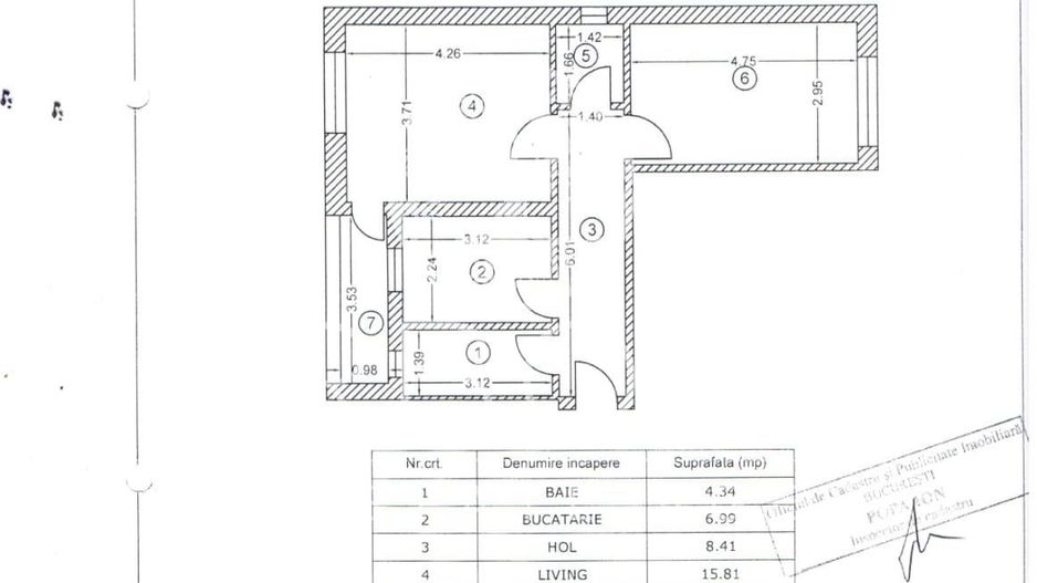 Apartament 2 camere cu 2 bai, decomandat, Trapezului - Poză 17