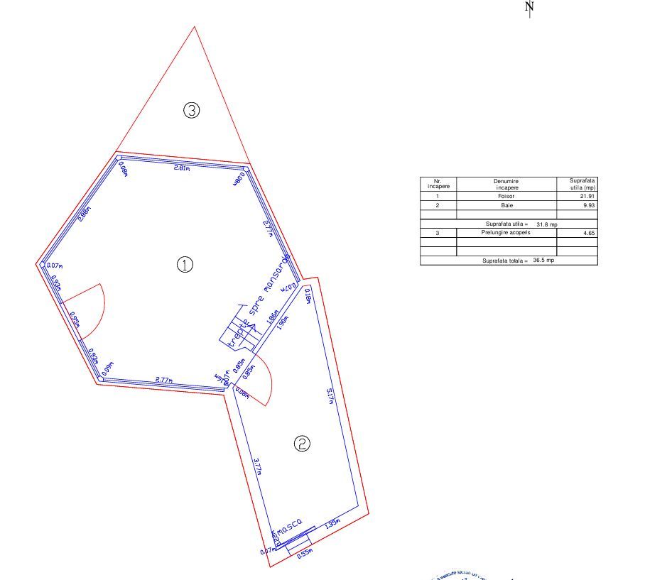 Pensiune deosebită în Bran || priveliște panoramică, facilitati premium - Schiță 52