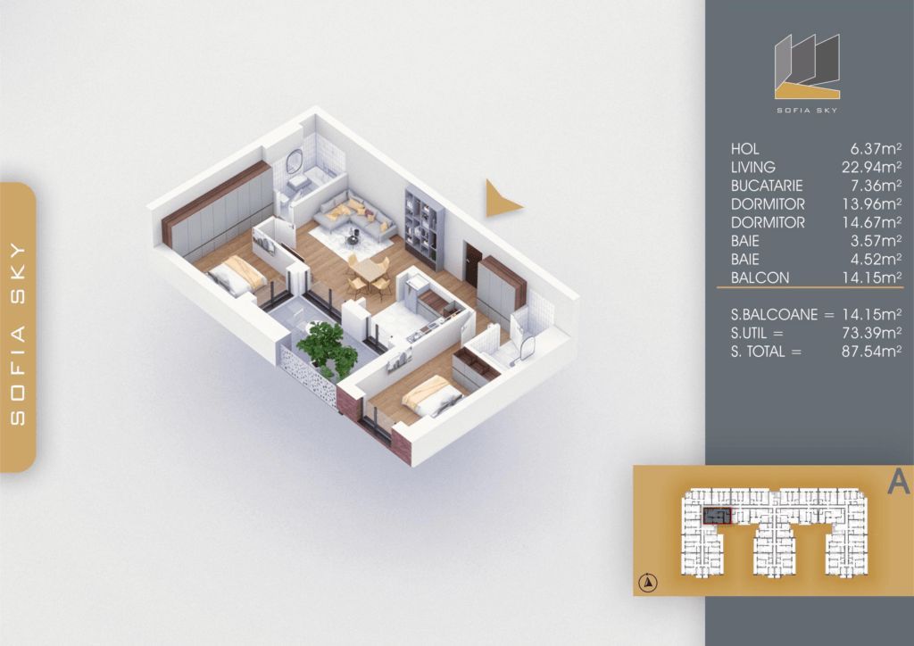 Apartament 3 camere,PAllady,Titan,Sector 3,7-8 min Metrou,Stoc limitat - Poză 3