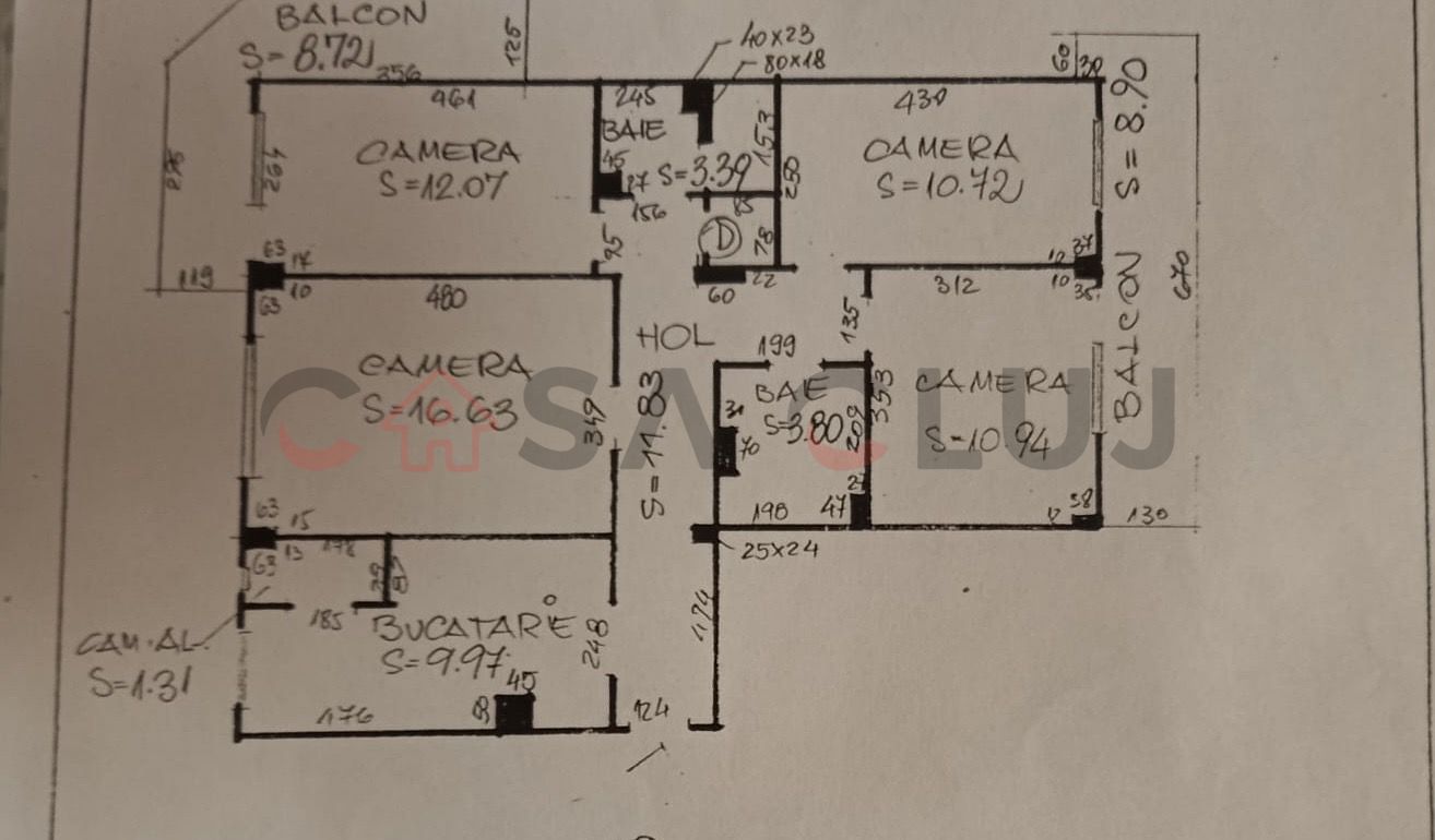 4 camere decomandate, etaj intermediar Piata Ion Mester - Poză 8