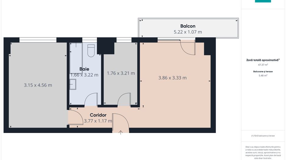 Apartament cu doua camere, Vatra Noua - Poză 7