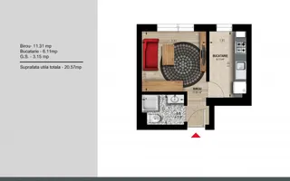 Apartament 2 camereDirect Dezvoltator Weiner 12 Residence Militari - Poză 18