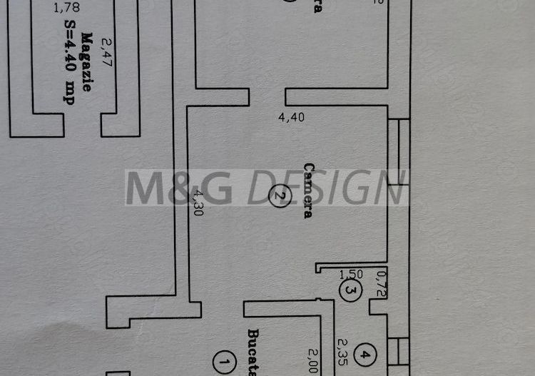 Apartament cu 2 camere la curte - Poză 7