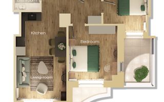 Aparthotel building Unirii B+GF+E+11 floors with 51 apartments, restaurant and SPA - Poză 51