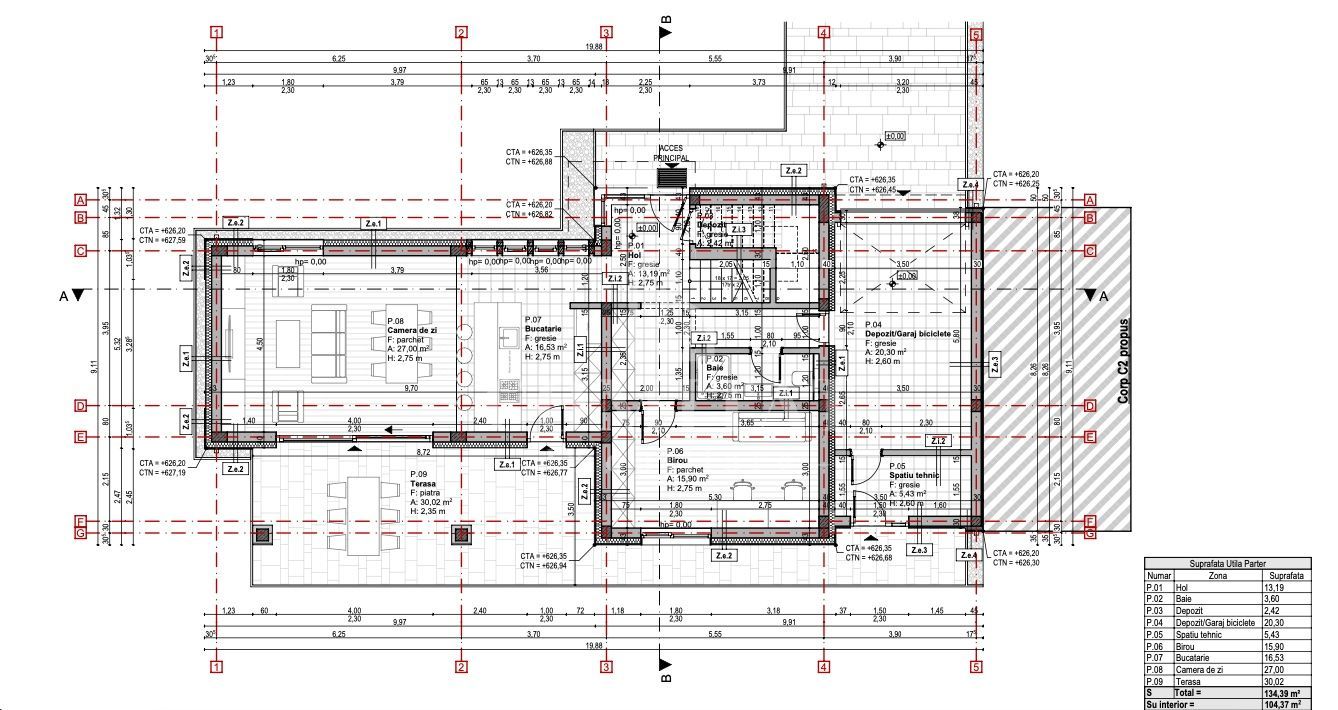 Teren cu autorizație duplex | Oportunitate–Feleacu - Schiță 12
