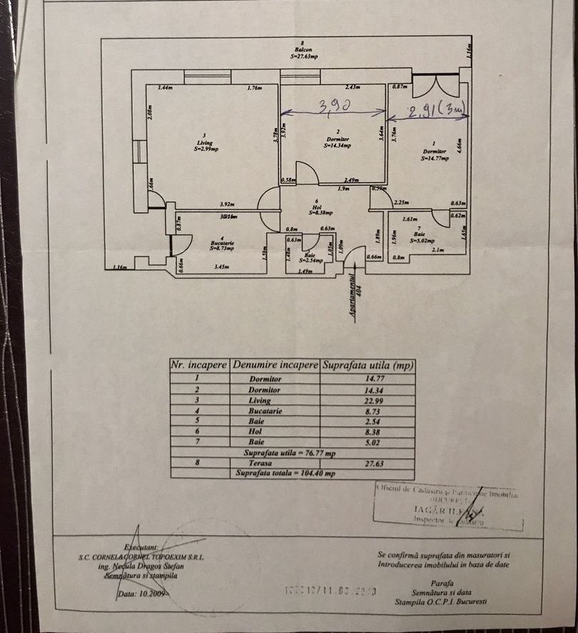 Apartament 3 camere, cu 2 bai. Asmita Garden - Poză 19