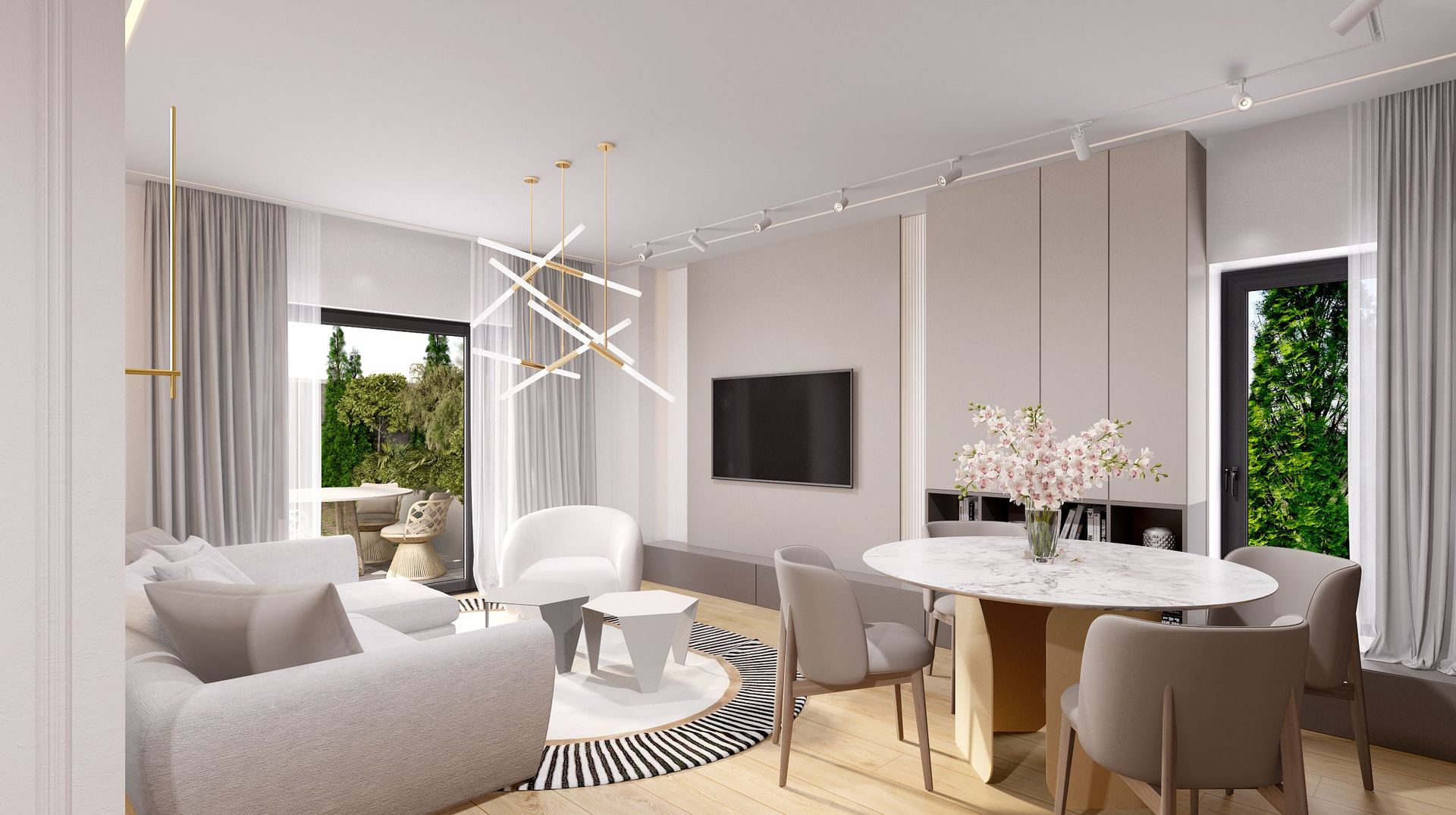 Apartament 2 camere nou,  cu terasa Pta-Unirii AP03B - Poză 6