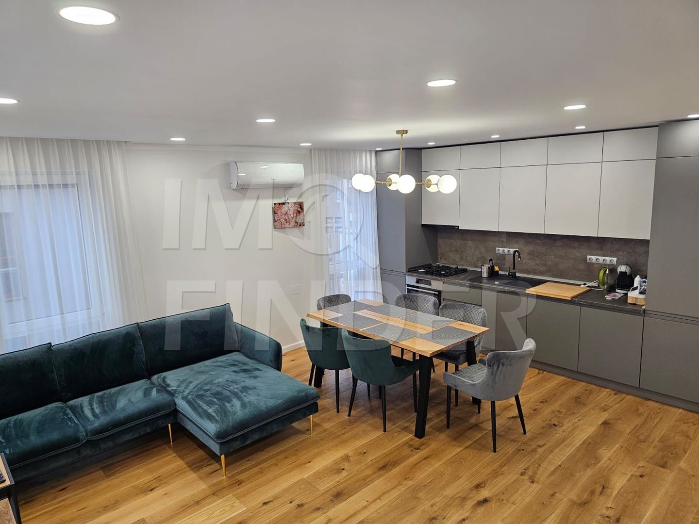 Apartament 3 camere, 76 mp, Borhanci, garaj, ocupabil imediat - Poză 3