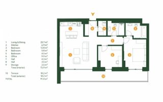 The Ivy | 3 camere 91 mp | parcare subterana | Jandarmeriei - Poză 2