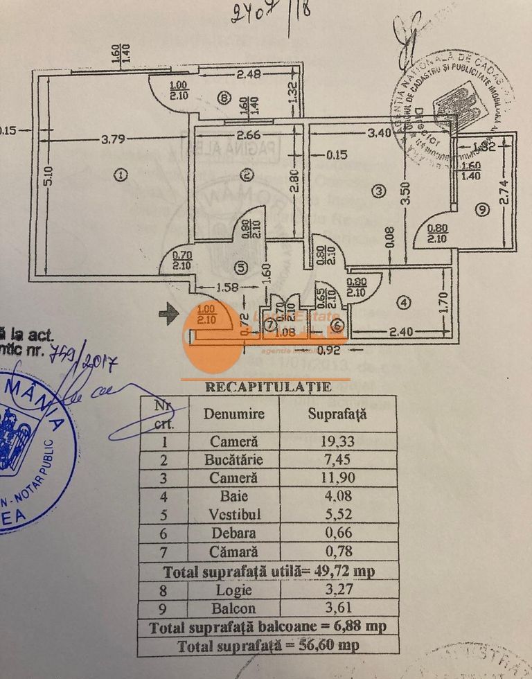 2 camere Crangasi ( bloc 1983- 6 minute de metrou ) - Poză 5