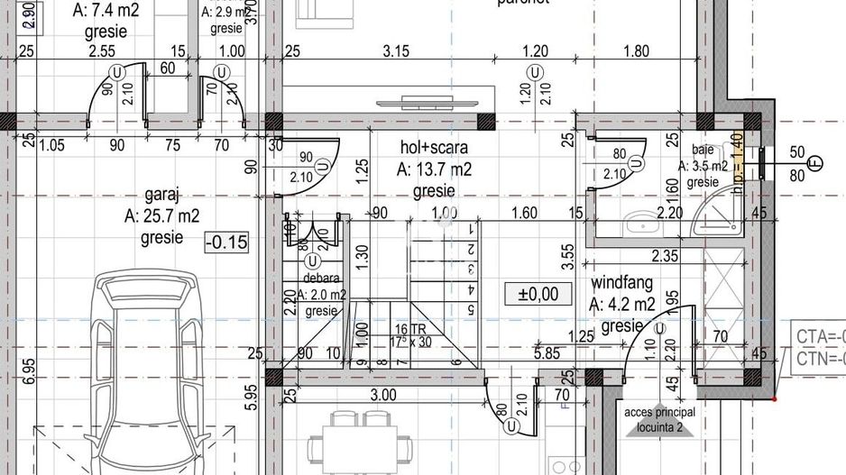 Casa Sibiu, Arhitectilor - 4 camere, garaj, 410 mp teren - Schiță 5