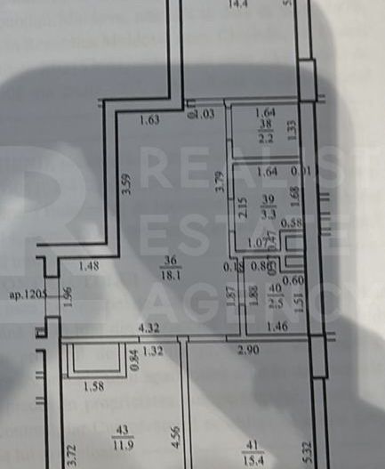 Vânzare, apartament, 2 camere, str. Vasile Lupu, Buiucani - Poză 2