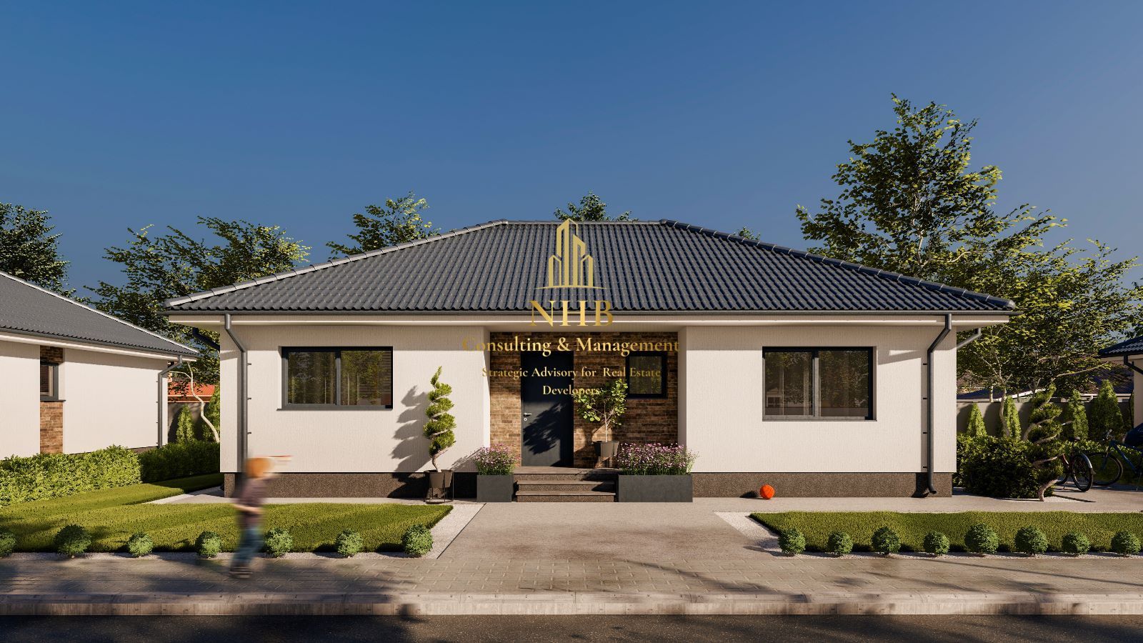 Vila 4 camere, toate utilitatile, strada asfaltata, Balotesti - Poză 1