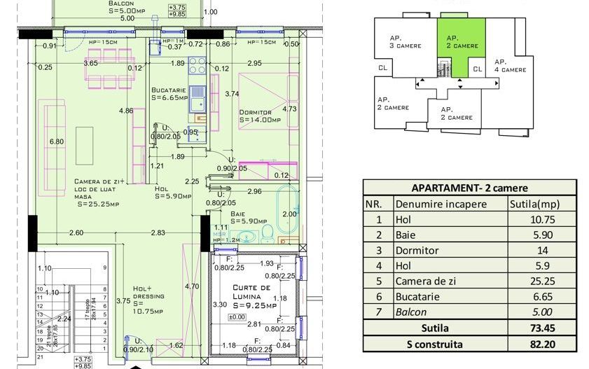 Apartament 2 camere de lux în zona Aerogarii –  Imobil tip boutique - Poză 2