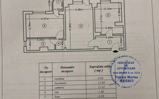 Apartament 2 camere superb | Panduri | bloc 1990 - Schiță 10