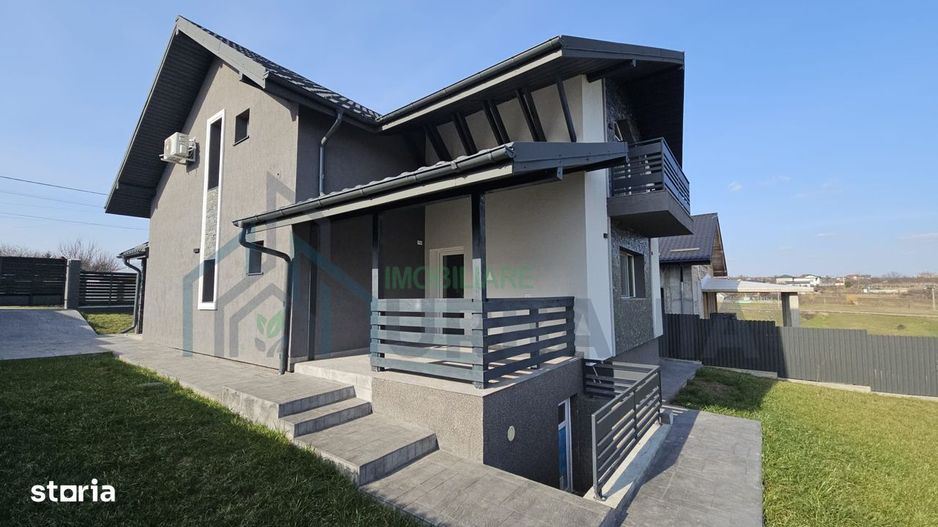 Casă modernă P+M cu vedere panoramică spre lac, Ciurbești, Miroslava - Poză 8