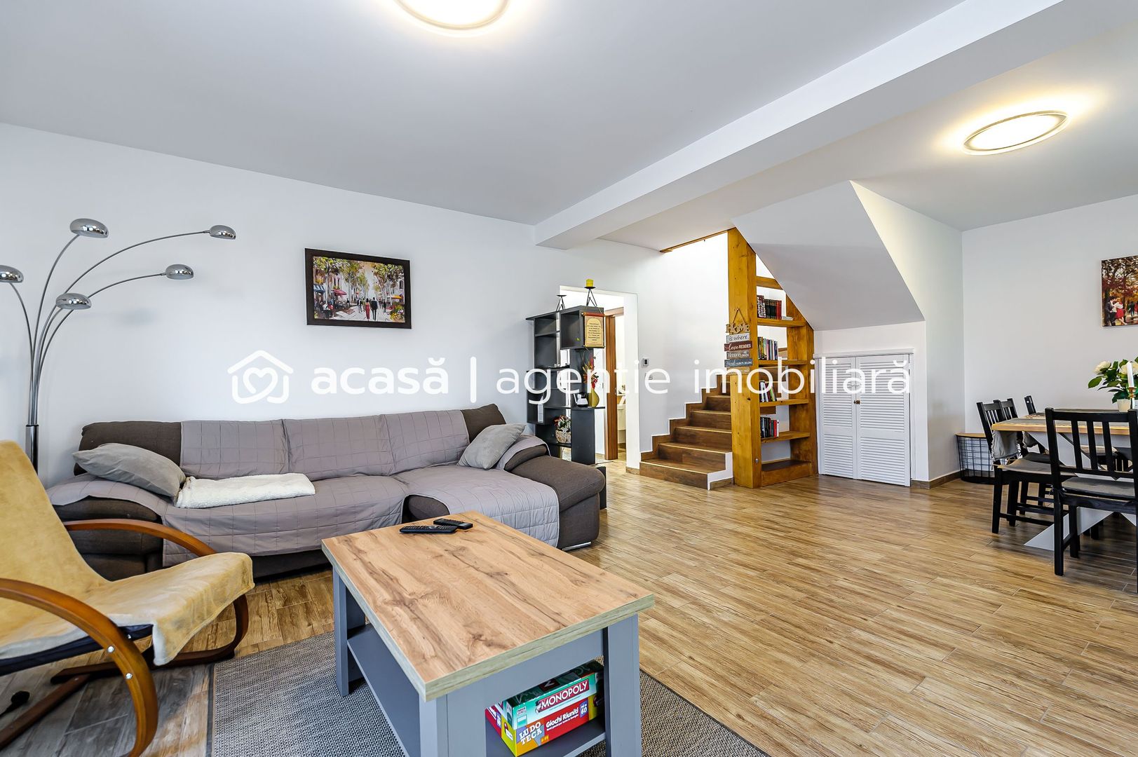 Casă cu mansardă, nouă, mobilată și utilată, în cartier Athena - Poză 6